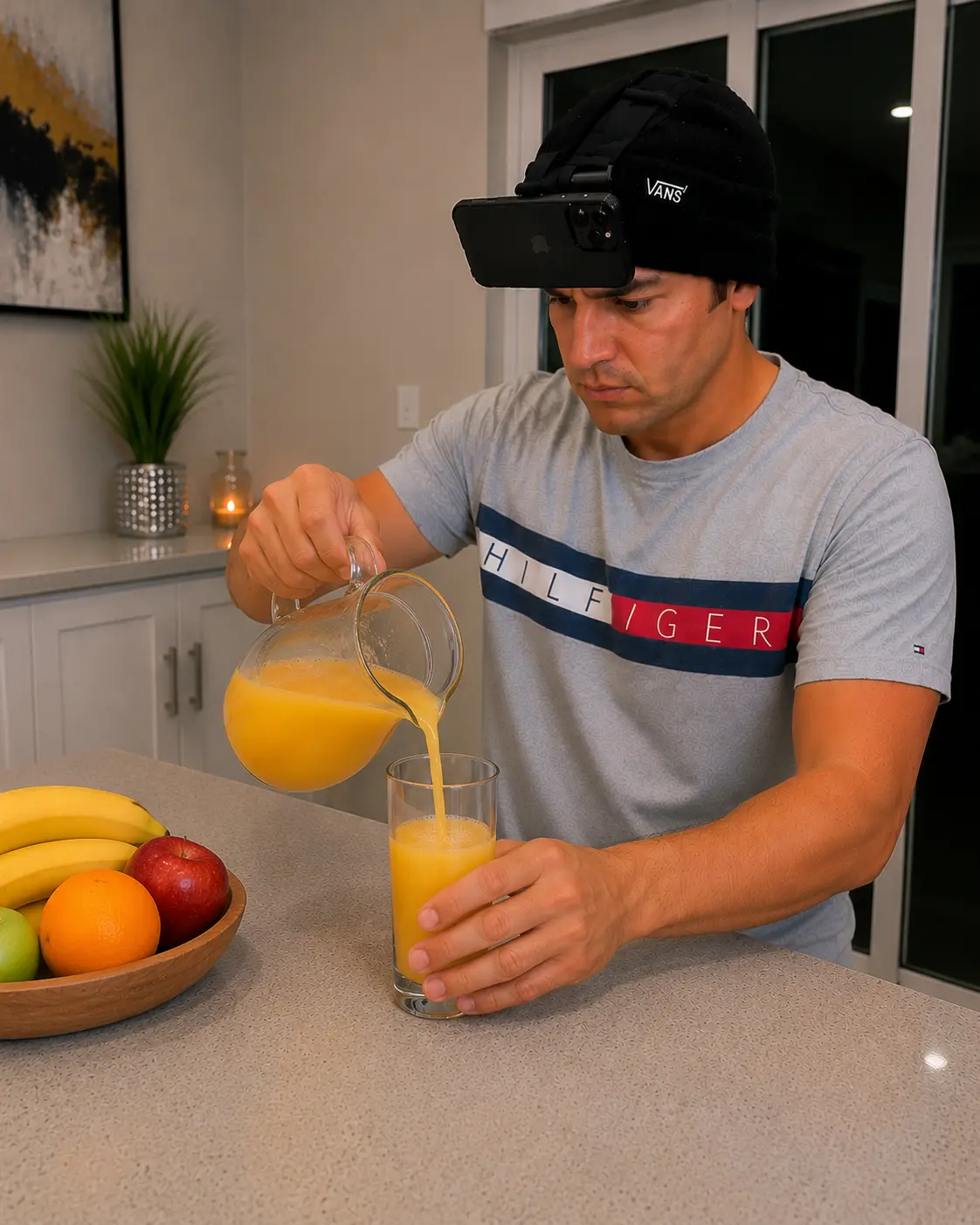 Pour liquids