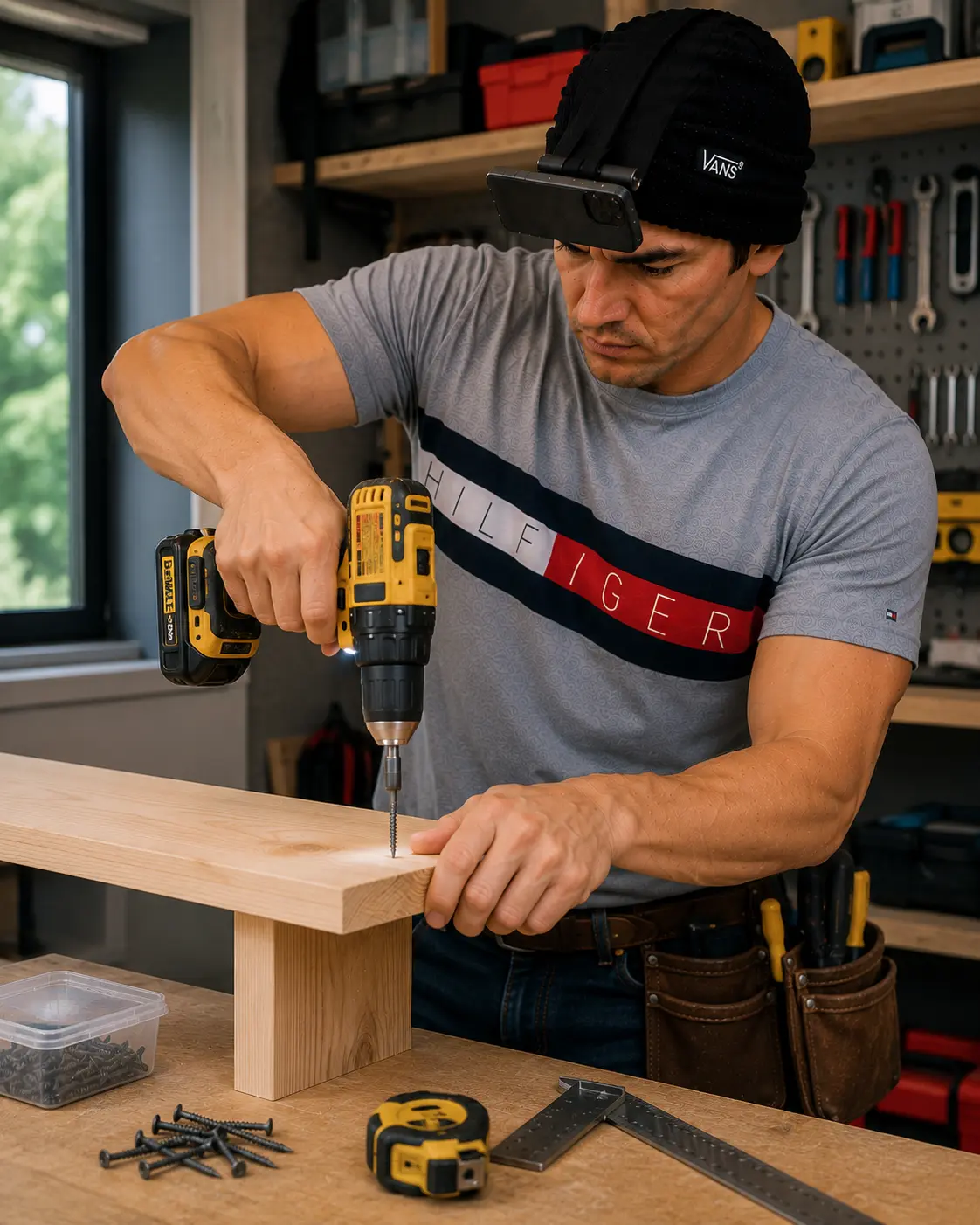 Drill or fasten materials
